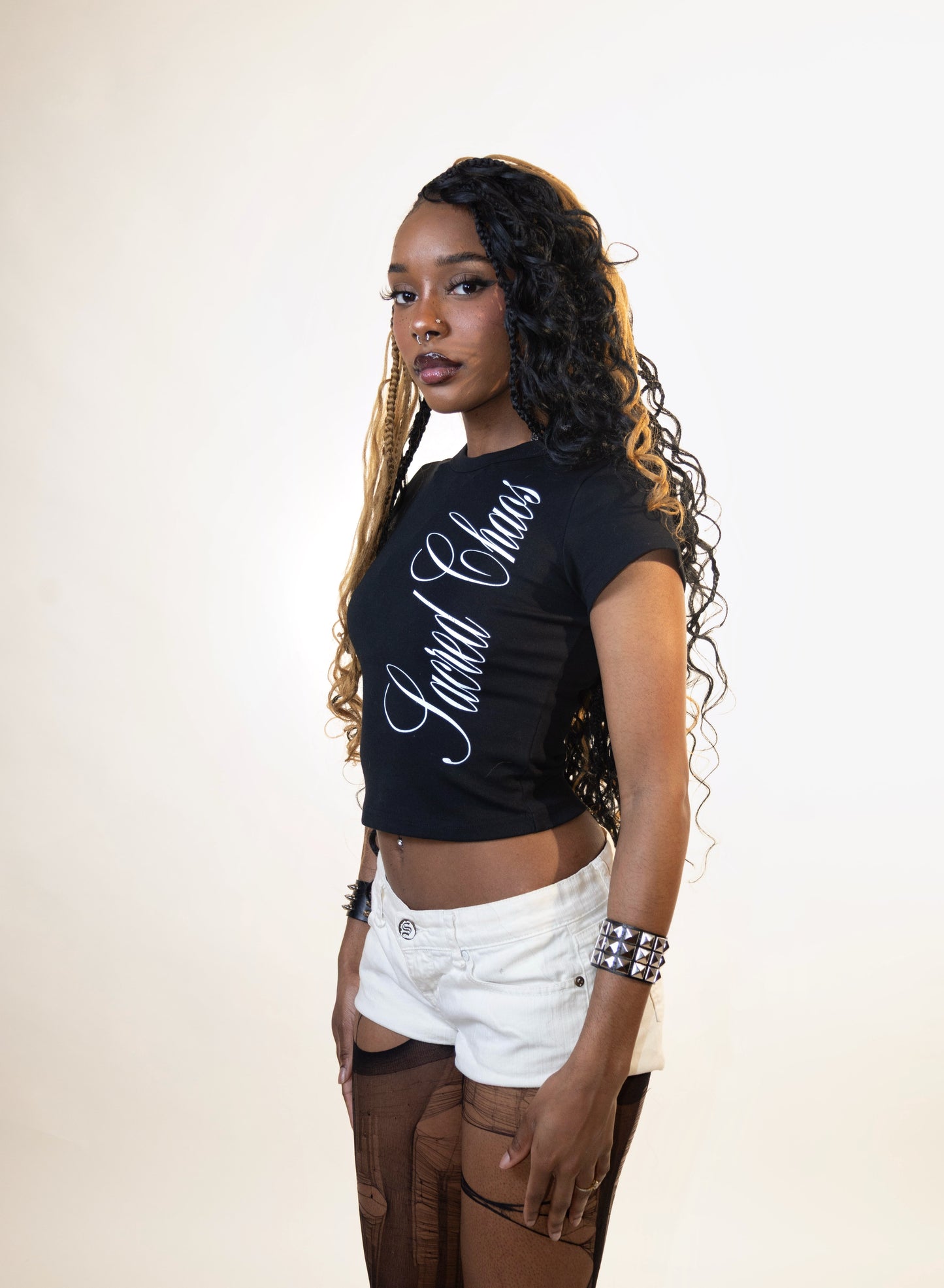 Scared Chaos (croptop black)