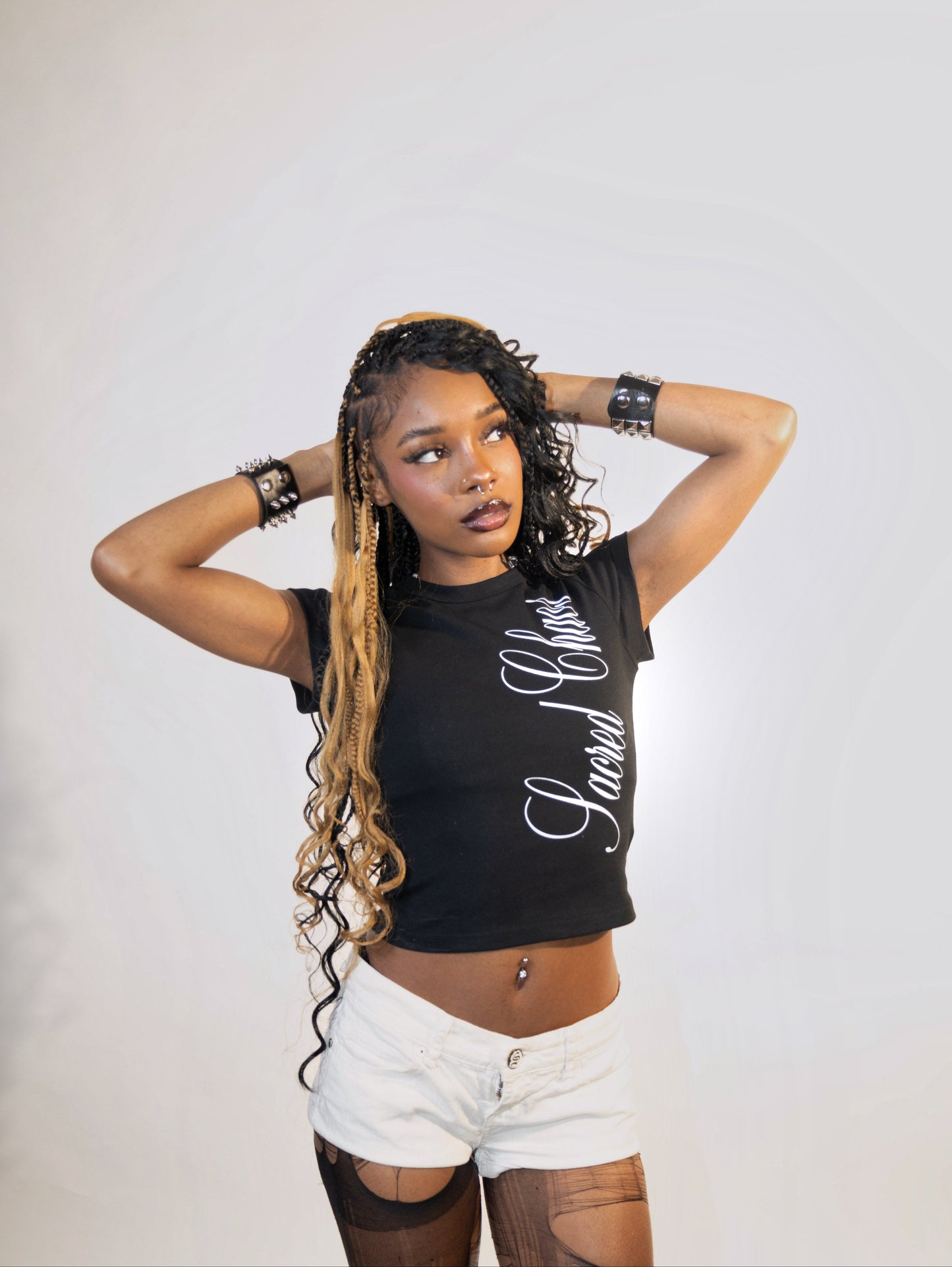 Scared Chaos (croptop black)